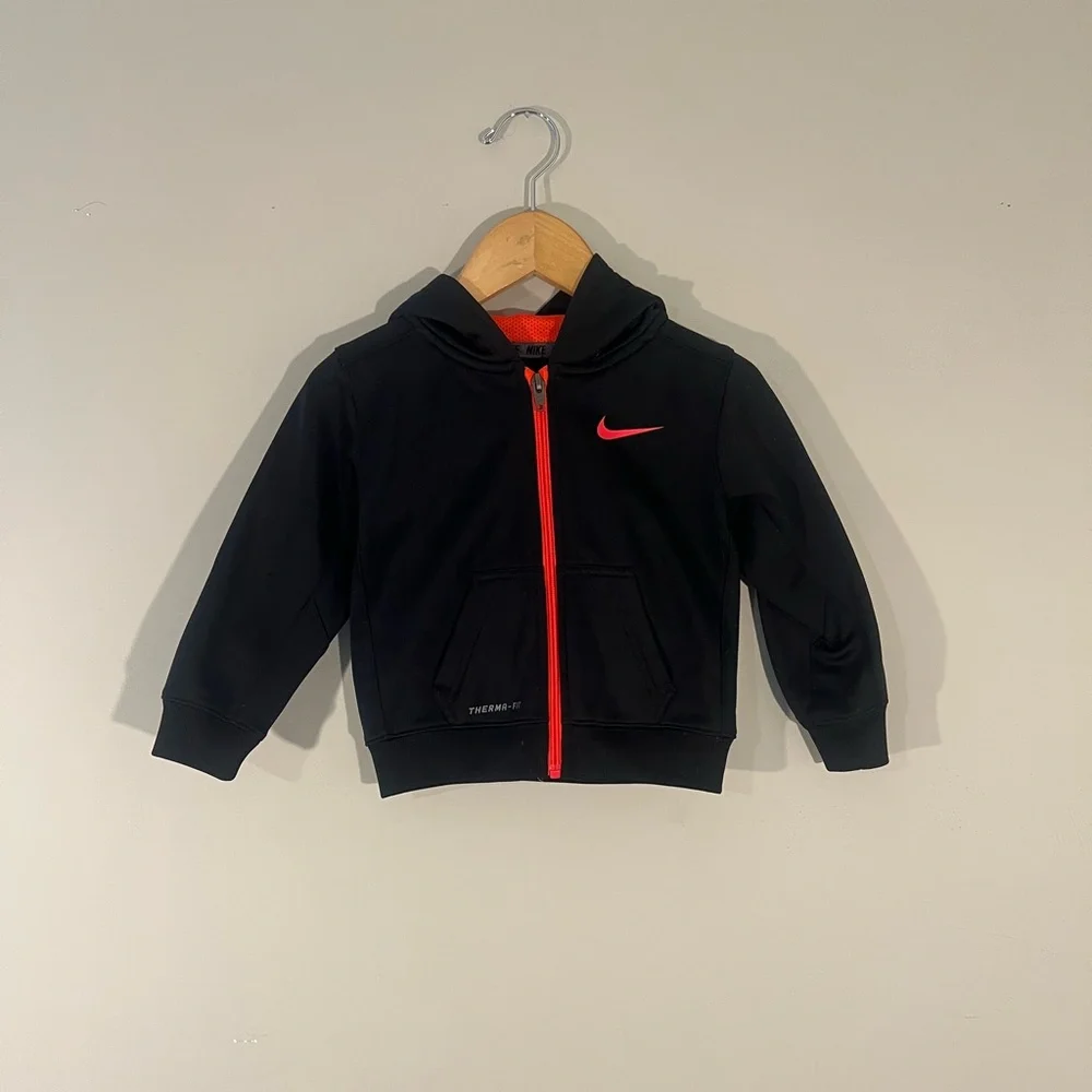 Nike Black Hooded Jacket 2T